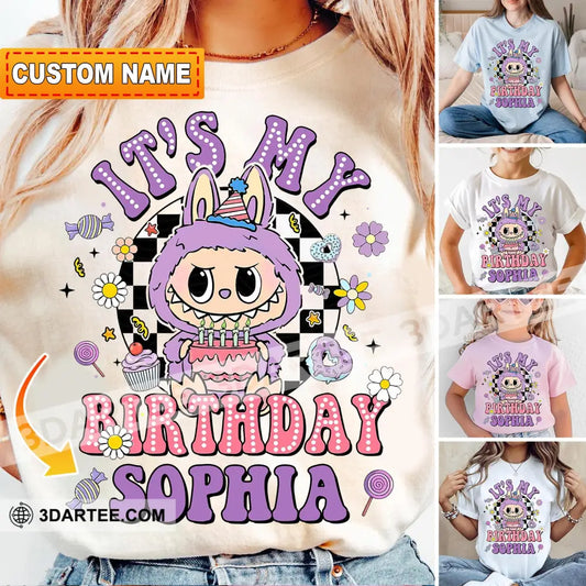 Kid And Adult T-Shirt - Custom The Monsters Labubu T-Shirt The Cute Labubu Birthday Cute Collectible Gift Kid T-shirt