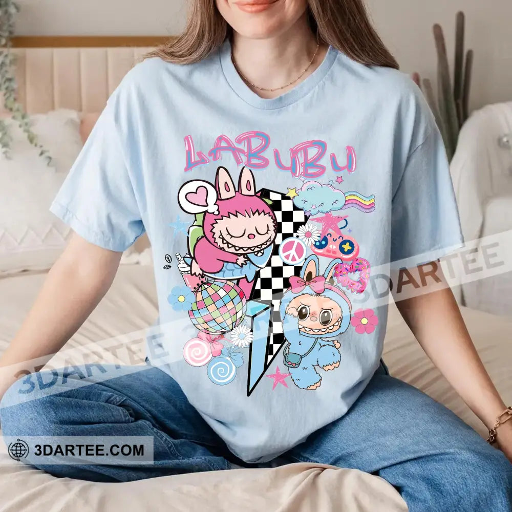Kid And Adult T-Shirt - The Monsters Labubu T-Shirt Cute Labubu Monsters Cute Collectible Gift Apparel