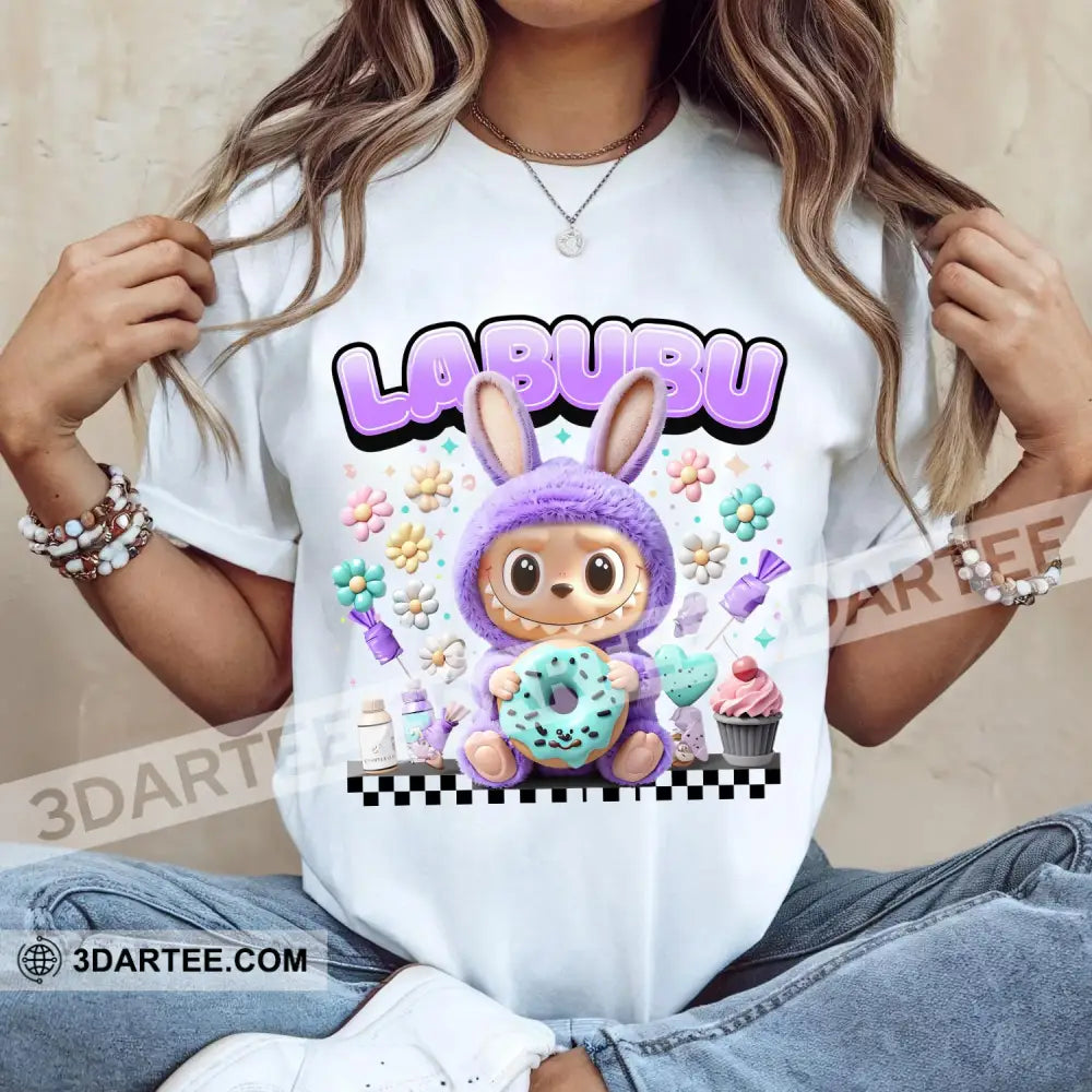 Kid And Adult T-Shirt - The Monsters Labubu T-Shirt Cute Labubu Cute Collectible Gift Apparel