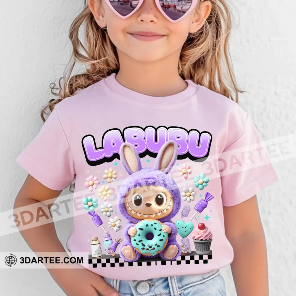 Kid And Adult T-Shirt - The Monsters Labubu T-Shirt Cute Labubu Cute Collectible Gift Apparel