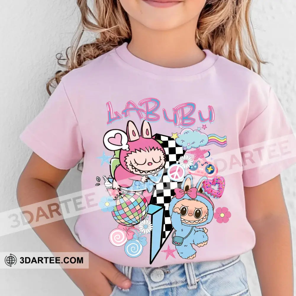 Kid And Adult T-Shirt - The Monsters Labubu T-Shirt Cute Labubu Monsters Cute Collectible Gift Apparel